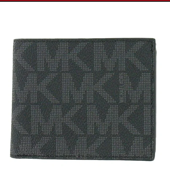 New Michael Kors Jet Set Leather Billfold Slim Mens - Picture 6 of 12